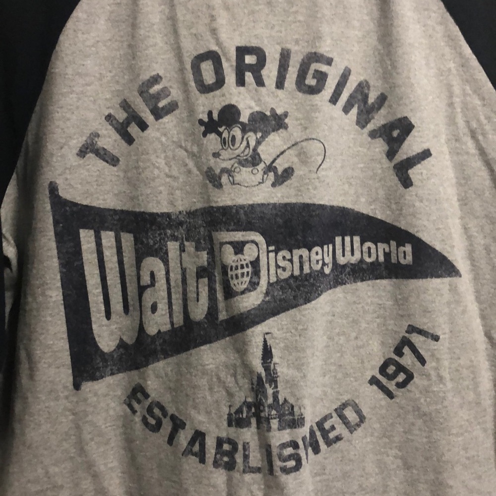 Walt Disney 3/4 Baseball Shirt